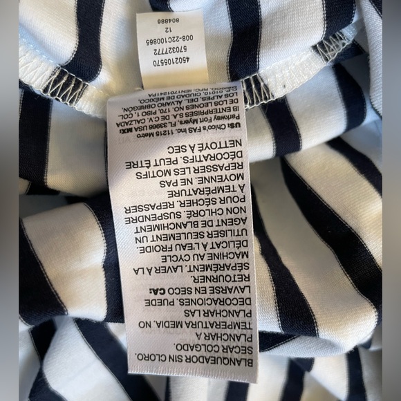 Chico’s Women’s Striped Blouse Size XL NWT - Picture 6 of 12